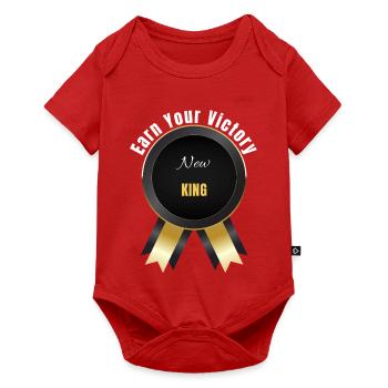 Gagnez votre victoire – Prix du Champion | Motivation Ba - Body à manches courtes Premium Bébé - rouge - Devant