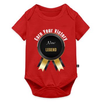 Gagne votre victoire – Prix du lauréat | Motivé par le succès - Body à manches courtes Premium Bébé - rouge - Devant