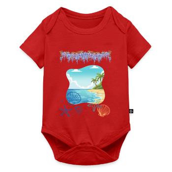 Strand - Baby Premium Kurzarmbody - Rot - Vorne