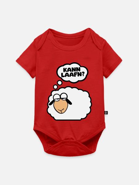 Schlafschaf - Baby Premium Kurzarmbody - Rot