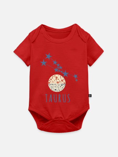 Das Sternbild Stier - Baby Premium Kurzarmbody - Rot