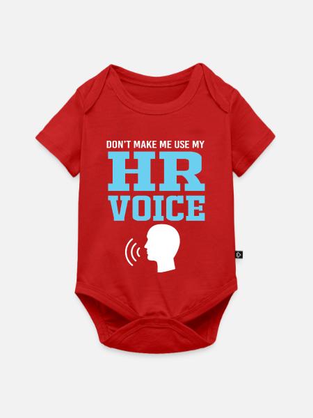 HR Manager - Baby Premium Kurzarmbody - Rot