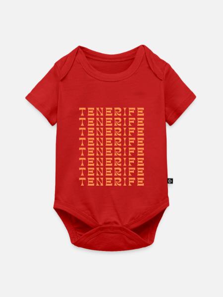 Teneriffas Rastermuster - Baby Premium Kurzarmbody - Rot