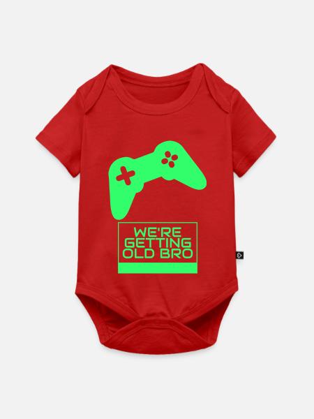 Wir werden älter, Bruder-Gamer - Baby Premium Kurzarmbody - Rot