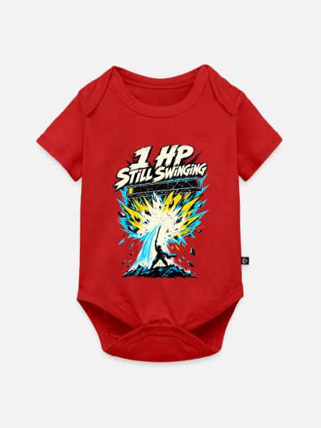 1 HP Still Swinging Artwork - Baby Premium Kurzarmbody - Rot