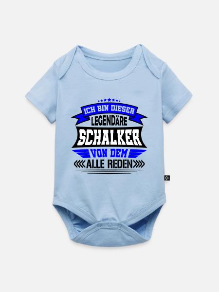 Legendärer Schalker | Farben änderbar - Baby Premium Kurzarmbody - Hellblau