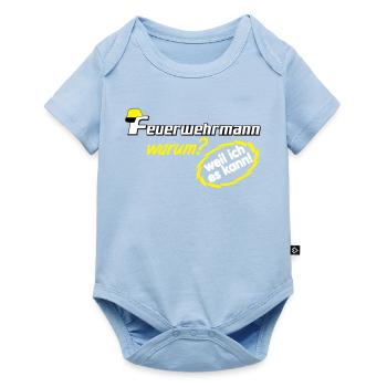 Volunteer Fire Brigade , Firefighter because I (25 - Baby Premium short-sleeve bodysuit - light blue - Front
