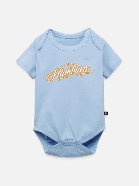 Hamburg - weil´s Deine Stadt ist! - Baby Premium Kurzarmbody - Hellblau