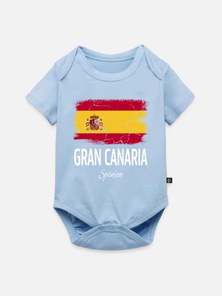 Gran Canaria - Baby Premium Kurzarmbody - Hellblau