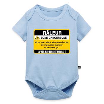 Complaining Danger Zone - Baby Premium short-sleeve bodysuit - light blue - Front