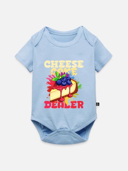 Kuchen - Baby Premium Kurzarmbody - Hellblau