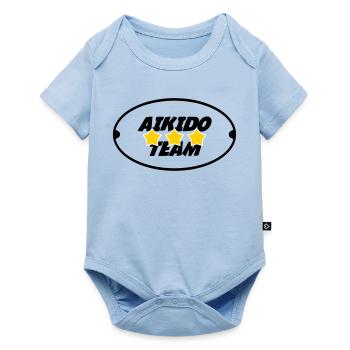 Aikido-Team - Baby Premium Kurzarmbody - Hellblau - Vorne