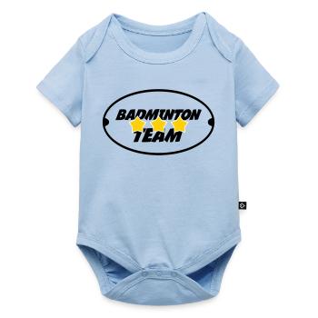 Badminton Team - Baby Premium short-sleeve bodysuit - light blue - Front