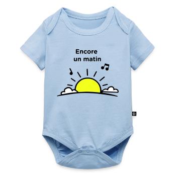 Another morning - Baby Premium short-sleeve bodysuit - light blue - Front