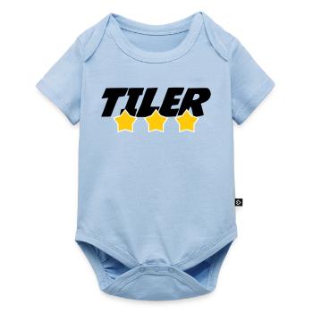 Tiler – pro tile laying precision trade - Baby Premium short-sleeve bodysuit - light blue - Front
