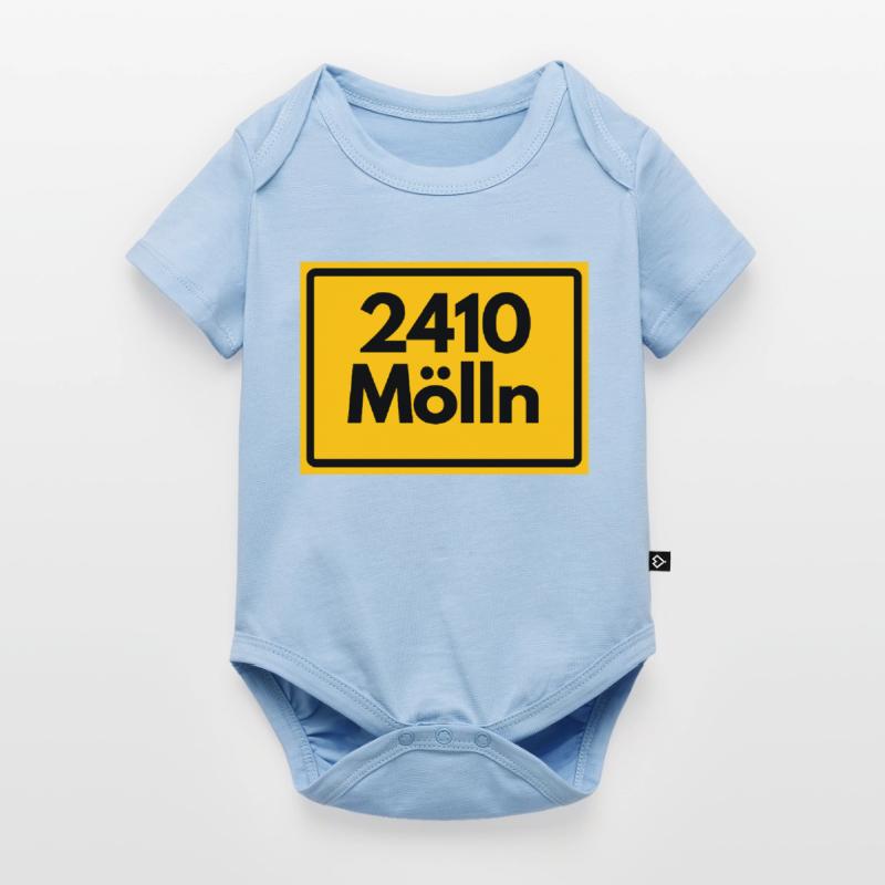 OLD POSTCODE ZIP CODE 2410 MÖLLN TIL EULENSPIEGEL Baby Premium short-sleeve bodysuit