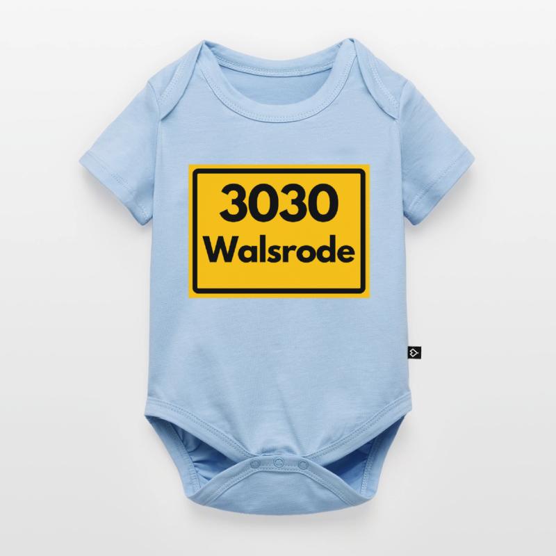 OLD POSTCODE POSTCODE RETRO 3030 WALSRODE VOGELW. Baby Premium short-sleeve bodysuit