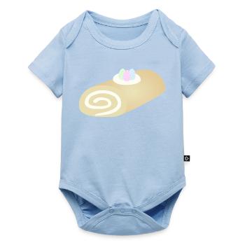 Easter Pastel Swirl Roll - Baby Premium short-sleeve bodysuit - light blue - Front