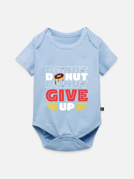 Donut Fastfood - Baby Premium Kurzarmbody - Hellblau