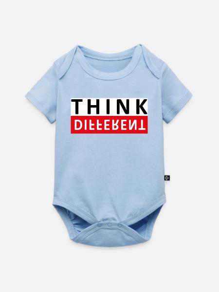 Think Different - Baby Premium Kurzarmbody - Hellblau