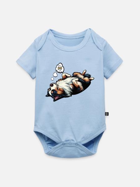 Australian Shepherd Aussie Aussiebesitzer Aussies - Baby Premium Kurzarmbody - Hellblau