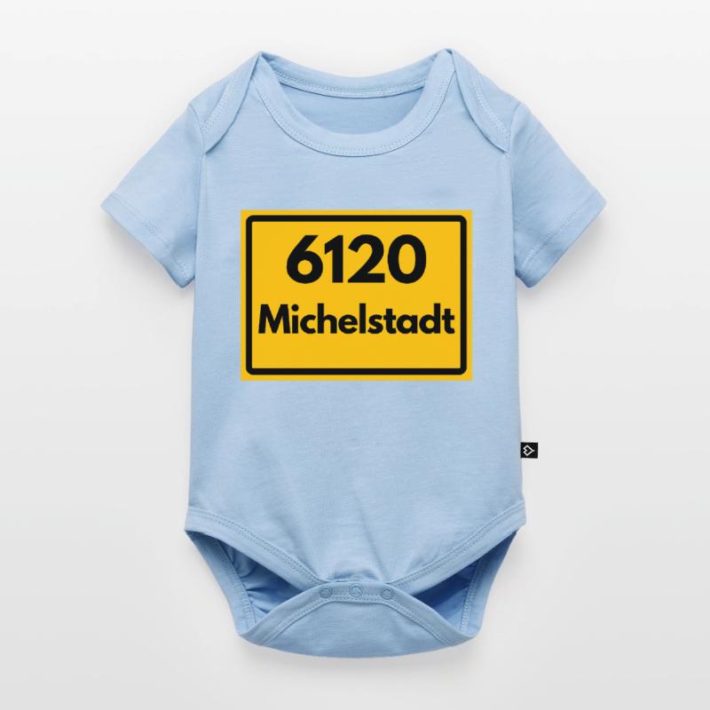 OLD POSTCODE POSTCODE RETRO 6120 MICHELSTADT HEIMA Baby Premium short-sleeve bodysuit
