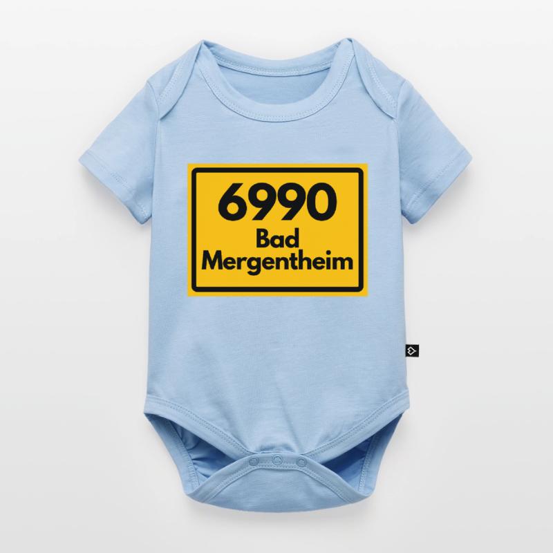 OLD POSTCODE POSTCODE RETRO 6990 BAD MERGENTHEIM Baby Premium short-sleeve bodysuit