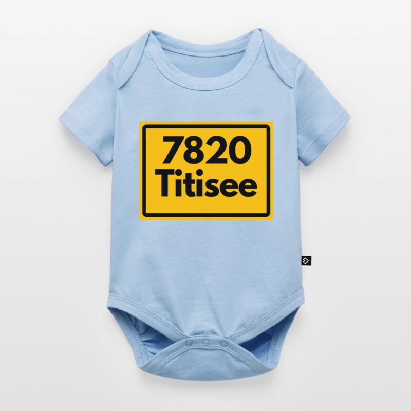 OLD POSTCODE POSTCODE RETRO 7820 TITISEE HEIMAT Baby Premium short-sleeve bodysuit