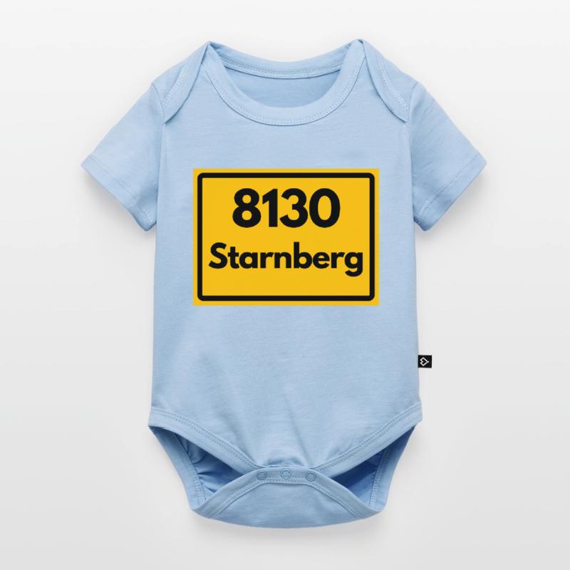 OLD POSTCODE POSTCODE RETRO 8130 STARNBERG HEIMAT Baby Premium short-sleeve bodysuit