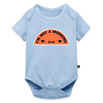 I'm Not A Morning Person Lustig Müde Morgenmuffel - Baby Premium short-sleeve bodysuit - light blue - Front
