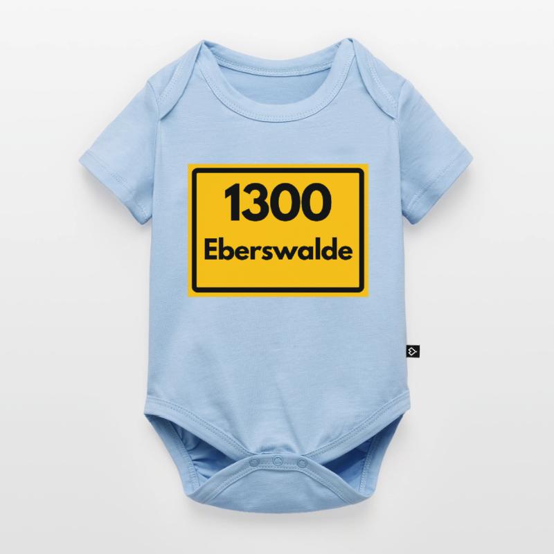 OLD POSTCODE ZIP CODE RETRO 1300 EBERSWALDE HEIMAT Baby Premium short-sleeve bodysuit