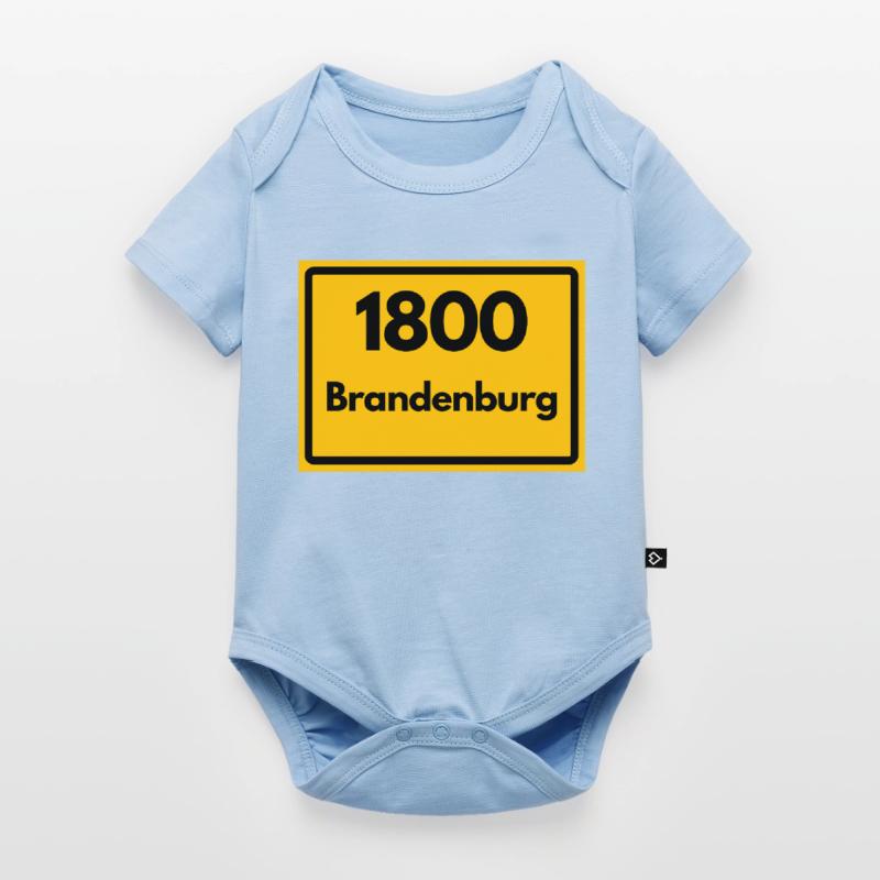 OLD POSTCODE POSTCODE 1800 BRANDENBURG AN D. HAVEL Baby Premium short-sleeve bodysuit