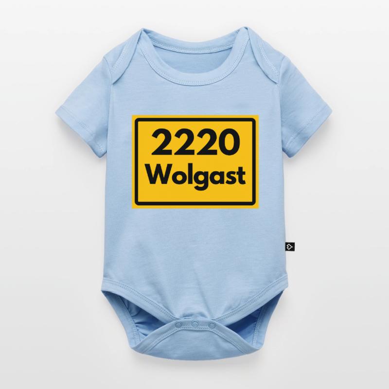 OLD POSTCODE POSTCODE RETRO 2220 WOLGAST HEIMAT Baby Premium short-sleeve bodysuit