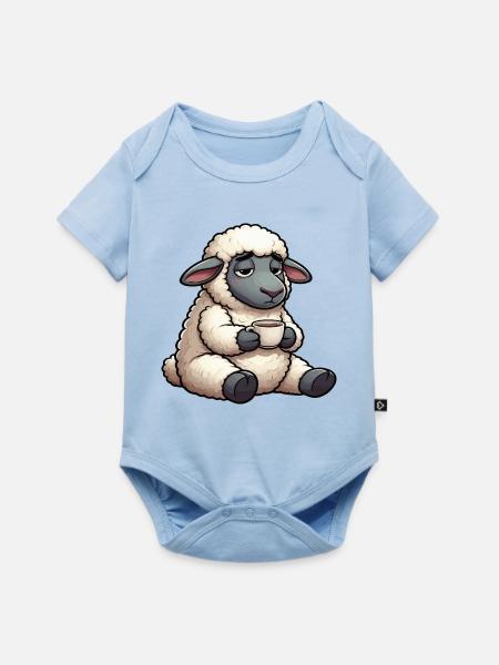 Schaf Schafe Schäfer Schafhalter Schafbock - Baby Premium Kurzarmbody - Hellblau
