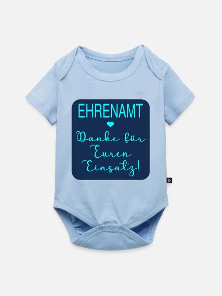 Team Einsatz Ehrenamt Danke - Baby Premium Kurzarmbody - Hellblau