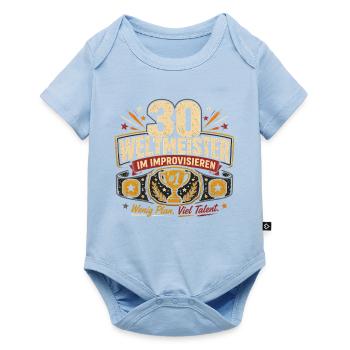 30 Geburtstag Geschenk Lustiger Spruch Humor - Baby Premium Kurzarmbody - Hellblau - Vorne