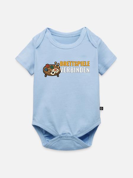 Brettspiele verbinden. - Baby Premium Kurzarmbody - Hellblau