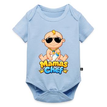 Mamas Chef  - Baby Premium Kurzarmbody - Hellblau - Vorne