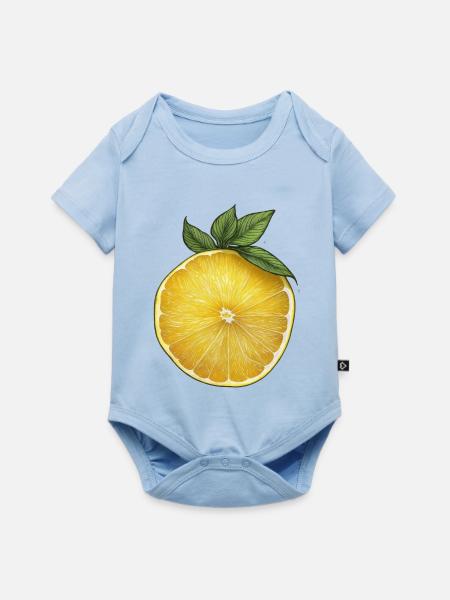 Lemonslice - Baby Premium Kurzarmbody - Hellblau