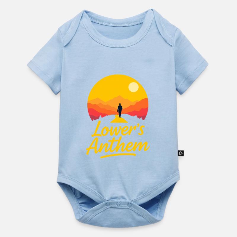Lower s Anthem - Body à manches courtes Premium Bébé - bleu clair