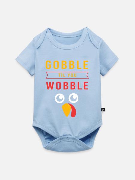 Thanksgiving Mama Mutter Oma Großmutter - Baby Premium Kurzarmbody - Hellblau
