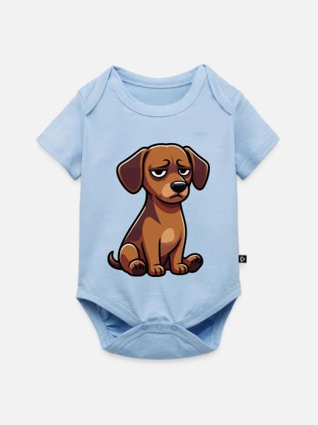 Dackel Dackelbesitzer Dackelhalter Dackelliebhaber - Baby Premium Kurzarmbody - Hellblau