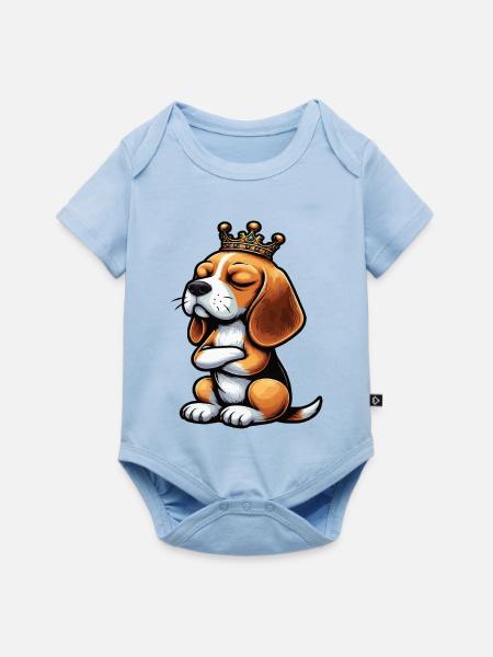 Beagle Beaglebesitzer Beaglehalter beaglehund - Baby Premium Kurzarmbody - Hellblau