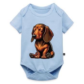 Dachshund, Dachshund Owner, Dachshund Lover, Dachshund - Baby Premium short-sleeve bodysuit - light blue - Front