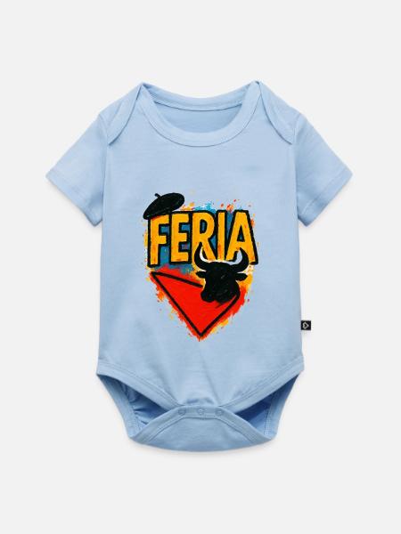 Feria – Baskenland - Baby Premium Kurzarmbody - Hellblau