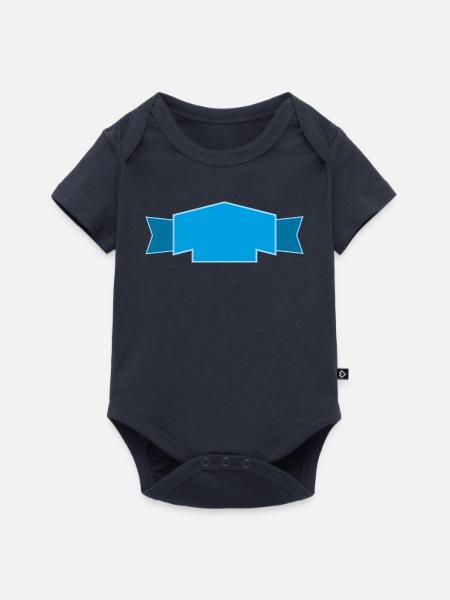 Banner - Baby Premium Kurzarmbody - Navy