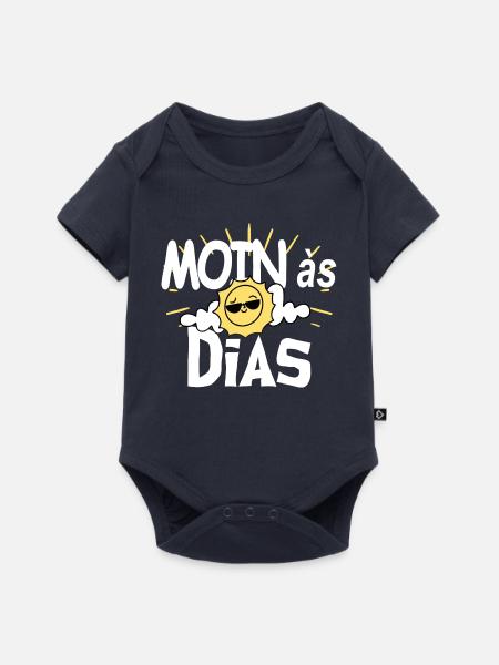 MOINas Dias Sonne - Baby Premium Kurzarmbody - Navy