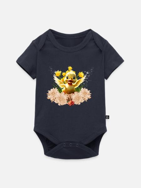 Süßes Entlein - Baby Premium Kurzarmbody - Navy