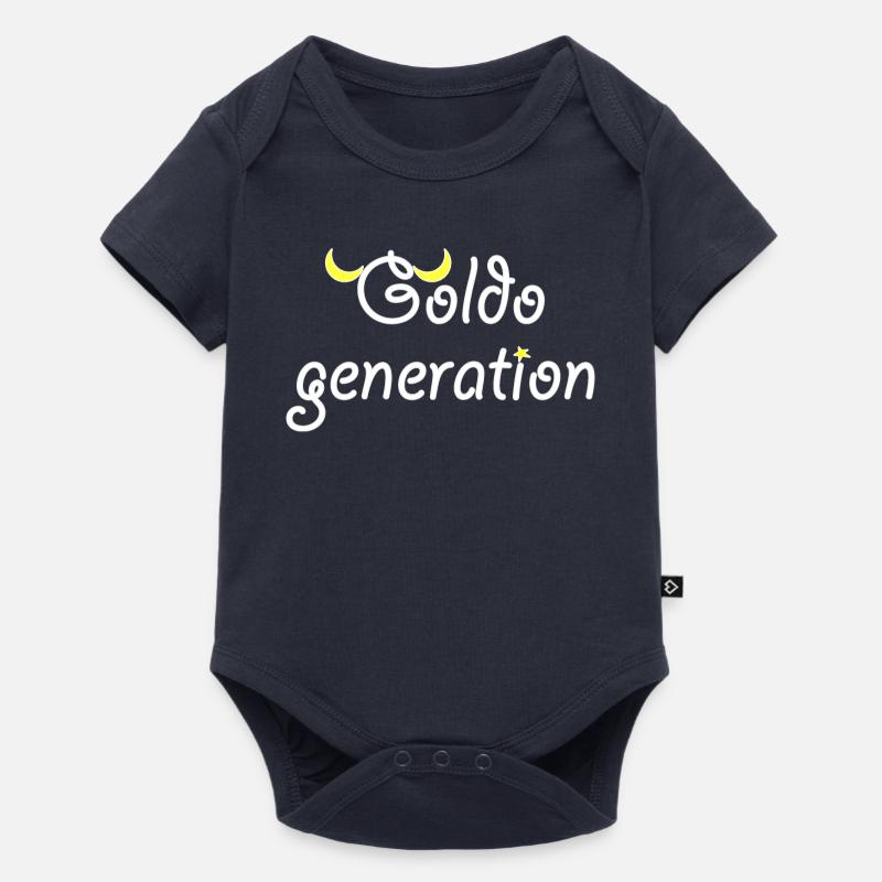 Goldo generation - Body à manches courtes Premium Bébé - bleu marine