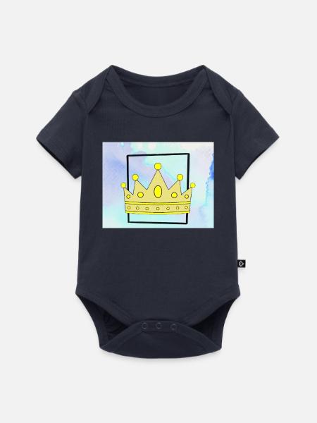 20240512 005821 1 - Baby Premium Kurzarmbody - Navy